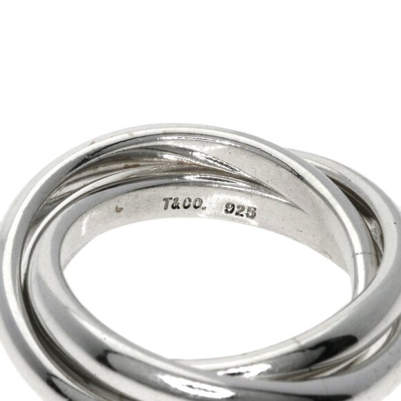 TIFFANY Silver Trinity Ring - Picture 5 of 8